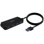 AISENS 4-Port 5000 Mbit/s USB 3.0 Hub Modell A106-0714 60cm Kabel Schwarz AISENS 4-Port 5000 Mbit/s USB 3.0 Hub Modell A106-0714 60cm Kabel Schwarz
