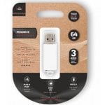 Clé USB 2.0 TECH ONE TECH Basic 64 Go Blanc à suspendre 22 g Clé USB 2.0 TECH ONE TECH Basic 64 Go Blanc à suspendre 22 g