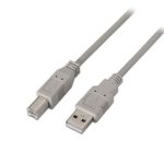 Cavo USB 2.0 AISENS A101-0004 4.5m USB A-USB B alta velocità beige