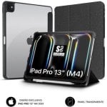 Funda Subblim Clear Shock Case iPad Pro 13 M4 Negra cierre magnético soporte doble posición Funda Subblim Clear Shock Case iPad Pro 13 M4 Negra cierre magnético soporte doble posición