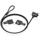 Cable de seguridad AISENS ASLK-D40K04-BK 1.5m acero cerradura con llave Kensington