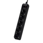 CyberPower B0520SC0-DE Régua com 5 Tomadas, Proteção contra Sobretensão e Cabo 1.8m Preta CyberPower B0520SC0-DE Régua com 5 Tomadas, Proteção contra Sobretensão e Cabo 1.8m Preta