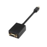 Conversor Mini DP para VGA AISENS A125-0135 0,15 m Preto Banhado a Ouro Conversor Mini DP para VGA AISENS A125-0135 0,15 m Preto Banhado a Ouro