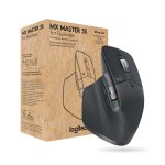 Logitech MX Master 3S Rato Sem Fios 8000 DPI com 7 Botões Programáveis e Sensor Darkfield Grafite