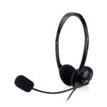 Auriculares Ewent con cable USB y micrófono para llamadas y música, 2.1m, confort máximo Auriculares Ewent con cable USB y micrófono para llamadas y música, 2.1m, confort máximo