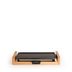 Plancha eléctrica Create Bamboo Grill superficie 430x230mm antiadherente y termostato 230ºC