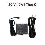 Ladegerät Multivolt USB-C 100W Schwarz Voltistar für Laptops