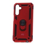 Capa magnética digital Max Power para Samsung Galaxy A15 com anel rotativo vermelho Capa magnética digital Max Power para Samsung Galaxy A15 com anel rotativo vermelho