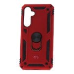 Capa magnética digital Max Power para Samsung Galaxy A52/A52s 5G com anel rotativo vermelho Capa magnética digital Max Power para Samsung Galaxy A52/A52s 5G com anel rotativo vermelho