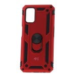 Capa magnética digital Max Power para Oppo A72/A52/A92 com anel rotativo vermelho Capa magnética digital Max Power para Oppo A72/A52/A92 com anel rotativo vermelho