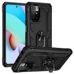 Capa magnética digital Max Power para Xiaomi Redmi 10 com anel giratório preta Capa magnética digital Max Power para Xiaomi Redmi 10 com anel giratório preta