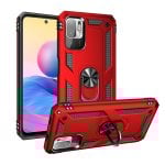 Capa magnética digital Max Power para Xiaomi Redmi Note 10 5G/Poco M3 Pro 5G com suporte de anel giratório vermelho Capa magnética digital Max Power para Xiaomi Redmi Note 10 5G/Poco M3 Pro 5G com suporte de anel giratório vermelho