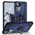 Capa magnética digital Max Power para Xiaomi Mi 12T/12T Pro 5G com anel giratório azul Capa magnética digital Max Power para Xiaomi Mi 12T/12T Pro 5G com anel giratório azul