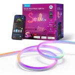 Tira de luz inteligente Govee Neon Rope Light 2 4m RGBIC, Control App, Matter, Clips Flexibles