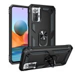 Capa magnética digital Max Power para Xiaomi Redmi Note 10 Pro com anel giratório, preta Capa magnética digital Max Power para Xiaomi Redmi Note 10 Pro com anel giratório, preta