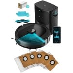 Cecotec Conga 8290 Immortal Ultra Power Home Genesis Robot Aspirateur avec Vidange Automatique + 5 Sacs de 3 L