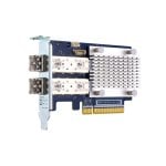 Controlador host Qnap Qxp-16g2fc Fibre Channel com 16 GB, porta dupla, taxa de transferência de 1600 Mos, alta disponibilidade Controlador host Qnap Qxp-16g2fc Fibre Channel com 16 GB, porta dupla, taxa de transferência de 1600 Mos, alta disponibilidade