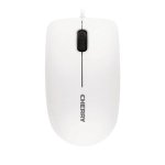 Ratón CHERRY MC 1000 Câble USB 1200 DPI Gris Ambidextre Ergonomique Caoutchouc