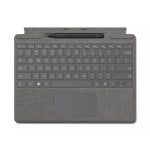 Clavier à membrane Microsoft Surface Pro Signature Platinum PT avec pavé tactile Alcantara