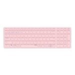 Teclado tijera inalámbrico Rapoo E9700M Layout ES touchpad integrado rosa recargable Teclado tijera inalámbrico Rapoo E9700M Layout ES touchpad integrado rosa recargable