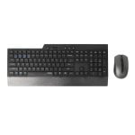 Teclado + ratón de membrana inalámbrico Rapoo 8200T Layout ES Bluetooth y Wi-Fi multimedia negro Teclado + ratón de membrana inalámbrico Rapoo 8200T Layout ES Bluetooth y Wi-Fi multimedia negro