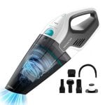 Aspiradora sin cable Cecotec ForceSonic 50W Potencia Filtros Alta Eficiencia Autonomía 20min Depósito 500ml