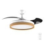 Ventilador de Techo Cecotec 35W Retráctil 6 Velocidades LED Regulable Temporalizador Ventilador de Techo Cecotec 35W Retráctil 6 Velocidades LED Regulable Temporalizador