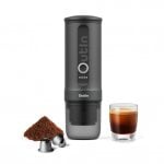 Cafetera Espresso Outin Portátil 670g 20 bares 7500mAh batería café molido/cápsulas