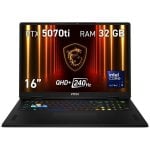 Portátil MSI Vector 16 HX AI A2XWHG-241ES 16" Intel Core Ultra 9 275HX 32GB 1TB SSD RTX 5070 Ti Windows 11