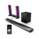 Barra de sonido Ultimea Apollo S80 5.1 Dolby Atmos con RGB para cine en casa 320W Barra de sonido Ultimea Apollo S80 5.1 Dolby Atmos con RGB para cine en casa 320W
