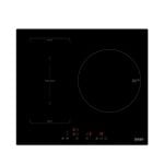 Placa de inducción Svan SIFZ3600 3 zonas Flexizone 6600W control táctil cristal negro Placa de inducción Svan SIFZ3600 3 zonas Flexizone 6600W control táctil cristal negro