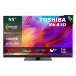Toshiba MiniLED 55″ 55MG8F63DG 4K Ultra HD Google TV Dolby Vision WiFi HDMI 2.1 Negro Toshiba MiniLED 55″ 55MG8F63DG 4K Ultra HD Google TV Dolby Vision WiFi HDMI 2.1 Negro