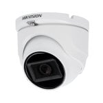 Câmara IP exterior inteligente Hikvision DS-2CE76H0T-ITMFS 5MP IR IP67 multiformato 2,8 mm