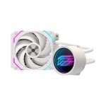Einarex Flux 120 RGB Liquid Cooling 120mm 1 Ventola Effetto Specchio Bianco