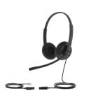 Auriculares Yealink con cable RJ9, doble almohadilla, cancelación de ruido y micrófono Auriculares Yealink con cable RJ9, doble almohadilla, cancelación de ruido y micrófono