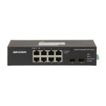 Switch Hikvision DS-3T0510HP-E/HS 8 Puertos Gigabit PoE 110W 2 Hi-PoE