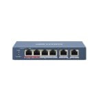 Conmutador Hikvision DS-3E0106HP-E 6 Puertos Hi-PoE 10/100 Mbps Metal Protección 6KV Conmutador Hikvision DS-3E0106HP-E 6 Puertos Hi-PoE 10/100 Mbps Metal Protección 6KV