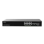 Commutateur Grandstream GWN7811P 8 ports PoE Gigabit, 2 SFP+ 10 Gbit/s, gestion cloud, L3, rackable