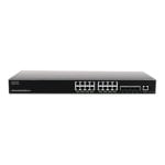 Commutateur Grandstream GWN7812P 16x GbE 4x SFP+ PoE, capacité de commutation 128 Gbit/s