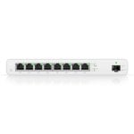 Switch Ubiquiti UISP-S-EU 8 Puertos Gigabit PoE 27V 1x SFP Sin Ventilador Blanco Switch Ubiquiti UISP-S-EU 8 Puertos Gigabit PoE 27V 1x SFP Sin Ventilador Blanco