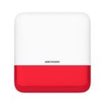 Hikvision DS-PS1-E-WE-RED Drahtlose Außensirene 110 dB Roter Blitz IP65 ABS AX PRO Hikvision DS-PS1-E-WE-RED Drahtlose Außensirene 110 dB Roter Blitz IP65 ABS AX PRO