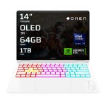 HP OMEN Transcend Laptop 14-fb1000ns Intel Core Ultra 9 285H 64 GB RAM 1 TB SSD RTX 5070 14-Zoll-Laptop