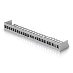 Ubiquiti UACC-Rack-Panel-Patch-Blank-24 Keystone Panel Grau 1U 24 Ports Management Bar Ubiquiti UACC-Rack-Panel-Patch-Blank-24 Keystone Panel Grau 1U 24 Ports Management Bar