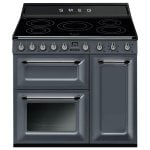 Cocina Smeg Victoria 90x60 cm 2 hornos Inducción Termoventilados Vapor Clean A/B