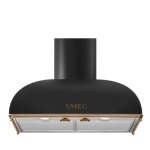 Exaustor Smeg KS59AOE2 60cm Colonial Antracite 820 m³/h LED Silencioso Exaustor Smeg KS59AOE2 60cm Colonial Antracite 820 m³/h LED Silencioso
