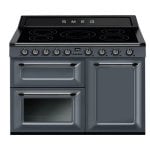 Fogão de Indução Smeg Victoria 100x60 cm 2 Fornos Termoventilados Limpeza Limpa Vapor Fogão de Indução Smeg Victoria 100x60 cm 2 Fornos Termoventilados Limpeza Limpa Vapor
