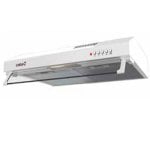 Campana extractora Cata Decorativa 195m³/h Succión silenciosa 3 velocidades LED inox/blanco