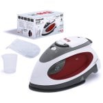 Plancha de viaje Alfa DualVolt suela cerámica 1100W vapor/secado cable 1,9m compacta
