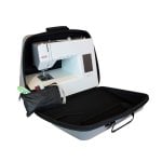 Bolsa para máquina de coser Alfa universal con bolsillo interior extraíble y gran capacidad Bolsa para máquina de coser Alfa universal con bolsillo interior extraíble y gran capacidad