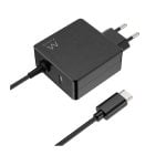 Cargador de pared Ewent EW3978 USB-C 65W, Power Delivery, protección cuádruple, cable 1,5m Cargador de pared Ewent EW3978 USB-C 65W, Power Delivery, protección cuádruple, cable 1,5m